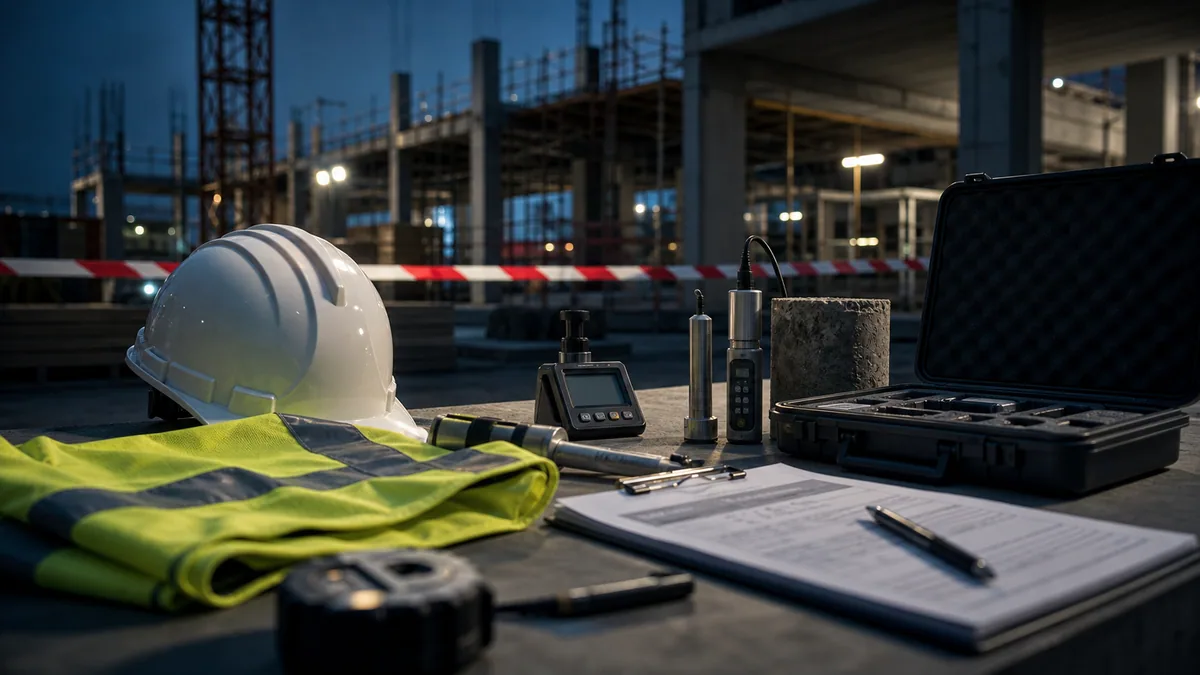 Strumenti di verifica e sicurezza in cantiere prima della posa in opera